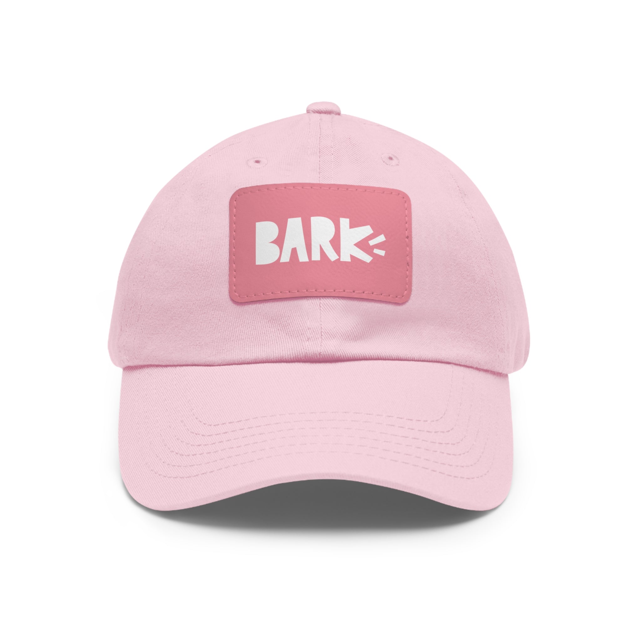 Dad Hat with Leather Patch (Rectangle)