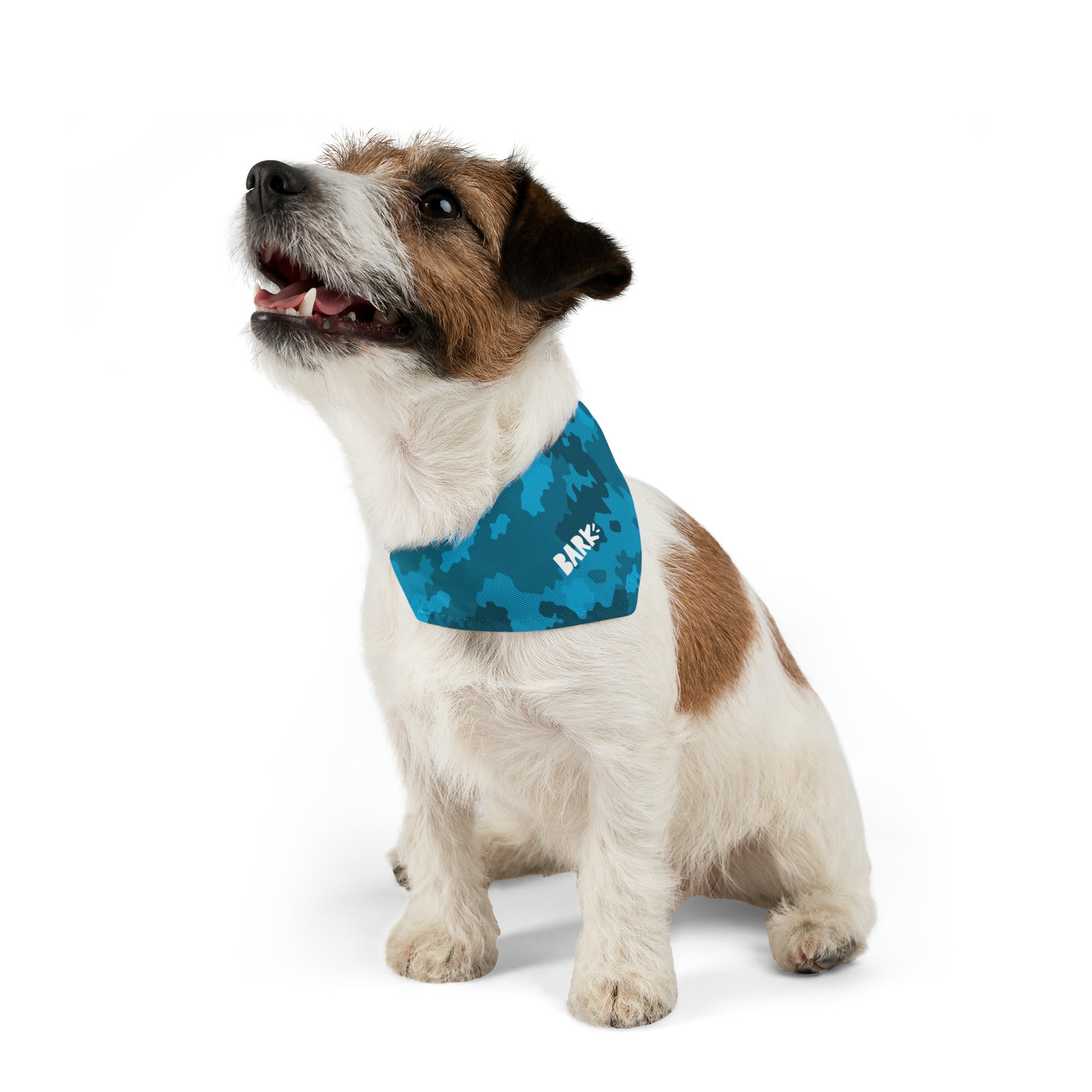 Blue Camo Bandana Collar