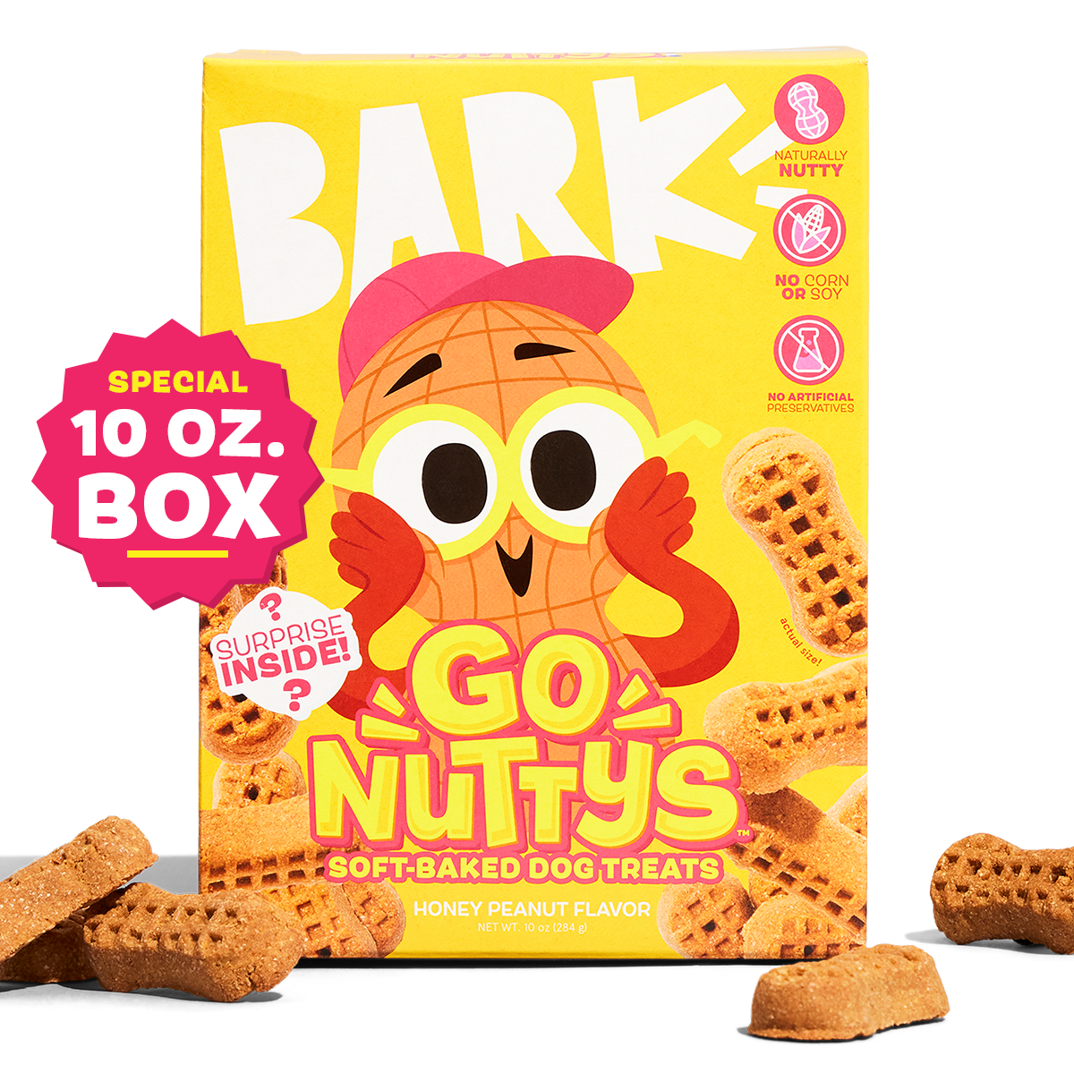 Go Nutty's™ Soft baked Dog Treats - Honey Peanut Flavor